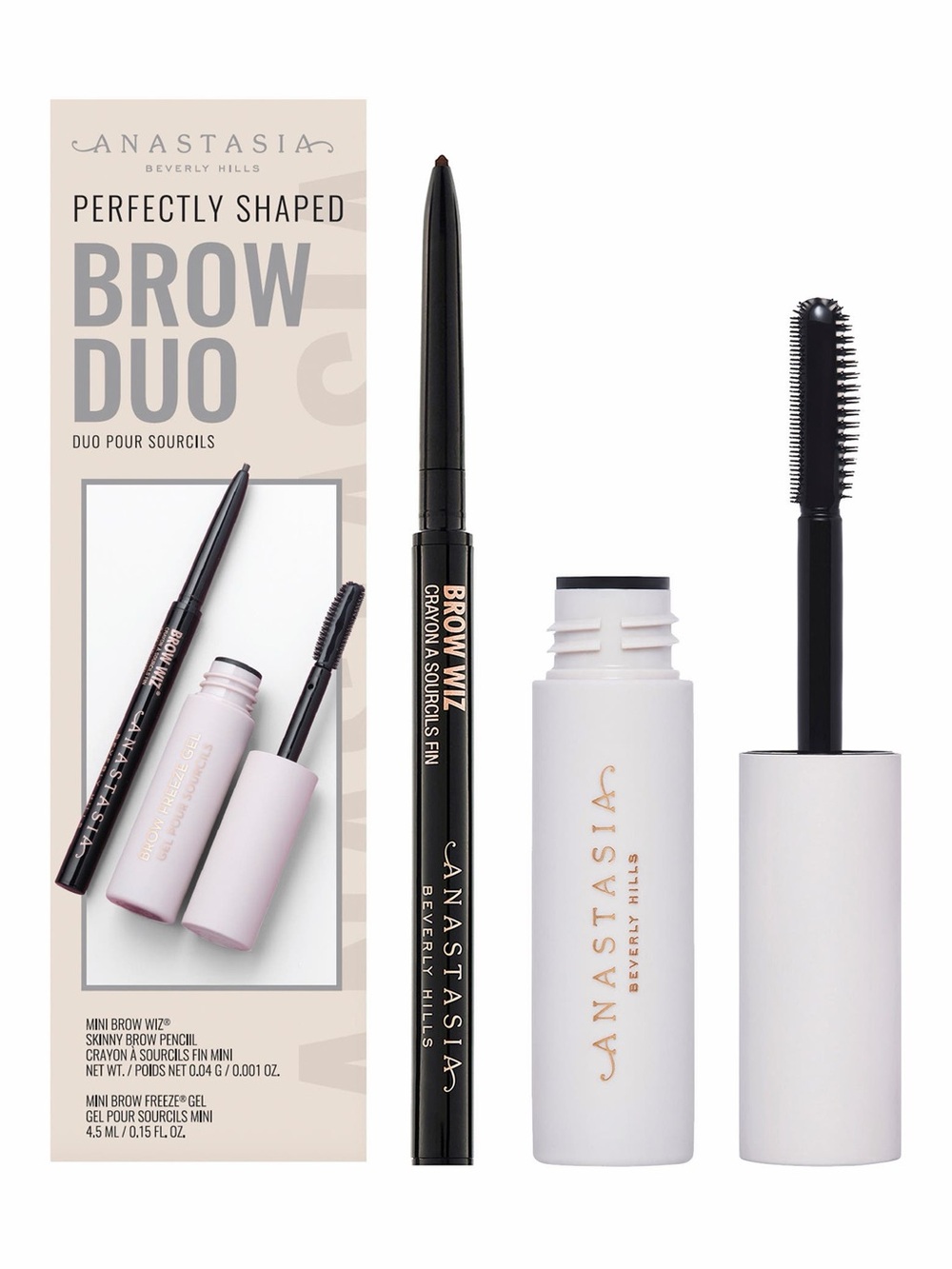 Anastasia Beverly Hills Perfectly Shaped Brow Duo Minis in SOFT BROWN NEW IN BOX
